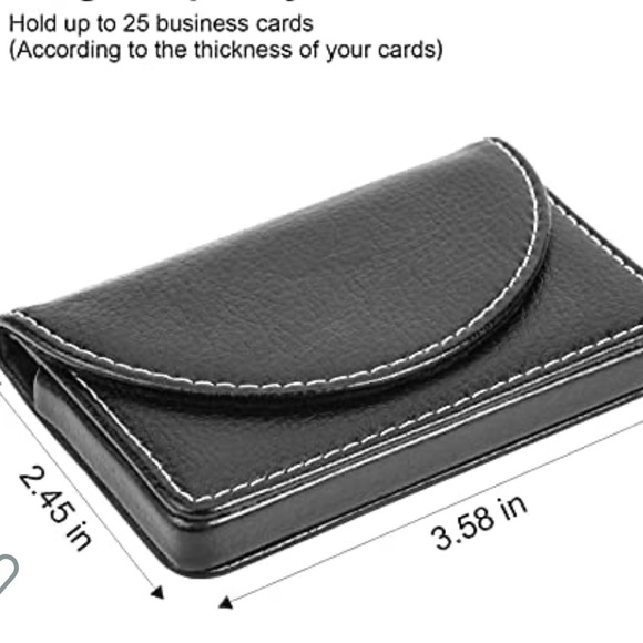 MaxGear Black Business Card Holder (BRAND NEW…STILL PACKAGED) - Picture 4 of 4